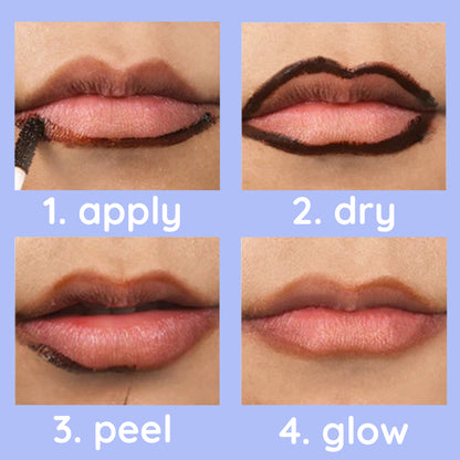 Peel-Off Lip Liner Stains 4-in-1 Bundle